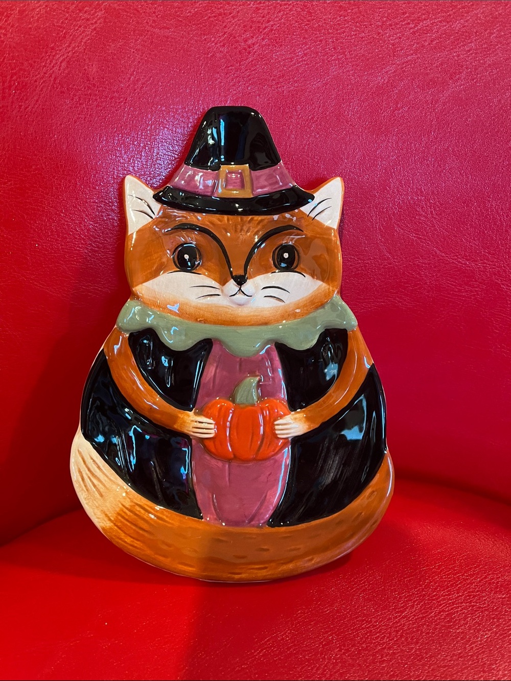 Johanna Parker Hand-Painted fox plate